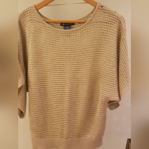 INC International Concepts *NWOT* GOLD Sweater Size Medium * Stunning! - Picture 7 of 14